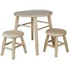 Aranaz Set per Bambini Rotondo, Colore Legno (mueblear SL 20308)