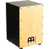 Meinl Percussion Headliner Cajon Instrument - Drum Box Compatto con 2 Cordiere - Superficie di Suono Acero (MCAJ100BK-MA)