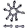 Opemg 10 tappi in silicone grigio per sigillare bottiglie di cannuccia, tappi per tappi di paglia e strumenti per vino, bicchieri di ricambio da 20/30 once, tappi