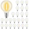 Yuusei Lampadine LED G40 Esterne, DC 24 V Pacchetto da 25 Lampadine E12