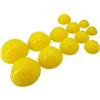 Colcolo 12x Coppette sottovuoto in silicone Accessori per estrattori per lattine Cura personale Coppettazione in silicone professionale flessibile e facile da, giallo