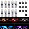 WeiXuan 10 lampadine LED DC 12 V T5 per auto con presa Twist Lock per cruscotto 2721 27 37 286 cuneo Pc74 kit di indicatori cluster per interni (giallo)