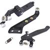 Generic Compatibile Con Per Transporter T5 Guida A Rulli Per Porta Scorrevole 7H0843436B Set Guide Rulli Porta Scorrevole Superiore + Centrale + Inferiore Destra Auto Rullo Porta Scorrevole