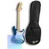 Parafango Chitarra blu Fender Stratocaster con custodia