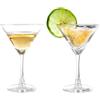 ASelected Set di 2 bicchieri Martini, 190 ml, bicchieri da cocktail, espresso, martini, gambo per cocktail, vino gin per feste, ristoranti e feste