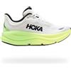 HOKA Bondi 9 Donna Hoka, WTTR Bianco Giallo Fluo