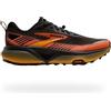 BROOKS Cascadia 20 Uomo Brooks, 016 Nero-Arancio