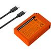 Rollei - Batteria di ricambio LP-E17 Canon con USB-C