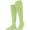 Burlington Dublin M Kh cotone al ginocchio tinta unita 1 paio, Calzini lunghi Uomo, Verde Jade 7434, 40-46