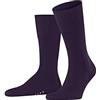 Falke Airport M So lana cotone tinta unita 1 paio, Calzini Uomo, Blu Wine Berry 8860, 45-46