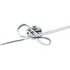 EGLO Plafoniera LED Selvina argento IP20 bianco caldo EGLO