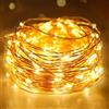 litogo Piccola catena di luci a batteria con timer, 2 m, 20 LED, filo di rame, per feste, Natale, Halloween, matrimonio, decorazione, bianco