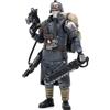 JOYTOY Warhammer 40k Astra Militarum Death Korps of Krieg Veteran Squad Sergente 1:18 Action Figure Colleziona e Mostra Modello