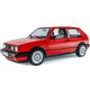 Solido VW Golf 2 GTI 1984 - Modellino di Auto pressofuso Classica Hot Hatch, modellino Youngtimer Dettagliato, Rosso Mars, Scala 1:18