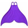 Fxzqgnh Monopinna da Sirena Resistente Monopinna in Silicone Stabile Pinna da Sirena per Freediver, Allenamento , Bianco , L