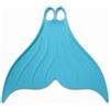 CAQYPVH Monopinna da Sirena Morbida Monopinna in Silicone Professionale Pinna da Sirena per Sospensione Del Respiro, Allenamento , Azzurro Lago , S