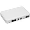 Zerodis Modem USB Mini UPS Alimentatore UPS DC Backup Batteria DC 8000MAH 5V 9V 12V 12V POE 15V 24V Output per, con Indicatore di Alimentazione, Protezione Intelligente, Porte Multiple, (Spina europea)