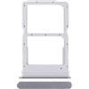 Generico Compatibile con Honor 90 Lite/CRT-NX1 Schermo 6.7 Try Tray Vassoio alloggio Porta Scheda Dual SIM Card Sim 1 + Slot SIM 2 Slitta Lettore (Silver)
