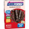 Pesoforma Barrette Cioccolato Fondente Intenso - Pasti Sostitutivi Dimagranti Solo 225 Kcal - Ricco In Proteine - 6 Pasti, Cioccolato Fondente Extra Dark, 372 Grammo