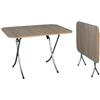General Trade Tavolo Pieghevole Legno Rovere 70x100z75h cm di General Trade