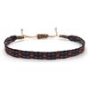 LPACXBYD Bracciale Corde Intrecciata Braccialetti intrecciati a mano in tessuto intrecciato for donna e uomo