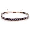 LPACXBYD Bracciale Corde Intrecciata Braccialetti intrecciati a mano in tessuto intrecciato for donna e uomo
