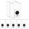 LemonRunRun 6 Pezzi T30s Combo Sacchetti di Ricambio per Polvere per ECOVACS DEEBOT T30S Combo/ X2 Combo Aspirapolvere, Sacchetti per Aspirapolvere, Kit Accessori Sacchetti di Smaltimento【Non per T30S】