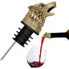 Generic Beccucci versatori per whisky, in lega di zinco, per vino, lupo, bottiglia di lupo, beccuccio fresco per liquori, beccuccio per vino e liquori, sicuro da bar, erogatore per bottiglie di liquori