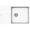 SCHOCK | Lavello Cucina Primus D100XS 1 Vasca Large con Gocciolatoio Small, Vasca Reversibile, Materiale Cristalite®, Bianco Assoluto, 780x500mm