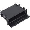 KIMISS Scatola Portaoggetti per Autoradio 1DIN, Kit Tasca di Ricambio per Radio Stereo CD Multi Applicazione Organizer Interno Organizer Interno Universale in ABS Nero