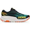 Hoka Mafate X Black/Electric Aqua da Uomo