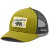 Columbia Cappello da Donna PFG Logo Mesh Ball cap-High Crown, Verde muschiato, Taglia Unica