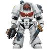 Joy Toy Warhammer 40.000 - Action figure Terminator dei White Scars 1 con Spada Energetica e Bolter Tempesta - 14 cm