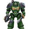 Joy Toy Warhammer 40.000 - Action figure Terminator dei Salamanders 1 con Spada Energetica e Bolter Tempesta - 14 cm