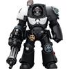 Joy Toy Warhammer 40.000 - Action figure Terminator della Raven Guard 3 con pugno potenziato e cannone d'assalto - 14 cm