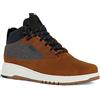 Geox Boy's U Aerantis 4x4 B ABX Ankle Boot, Ochre Graphite, 7 UK