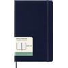Moleskine Weekly Planner 2025-2026, Agenda Settimanale 18 Mesi Con Spazio per Note, Copertina Rigida e Chiusura Elastica, Formato Large 13 x 21 cm, Colore Blu Zaffiro