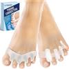 Yagaspantery 4 Pezzi Separatore Dita Piede, Distanziatore Morbido per Dita Piedi | Separatore dita piedi per pedicure e dita sovrapposte, distanziatori morbidi in gel, per uomo e donna, facili da pulire