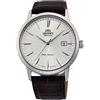 Orient RA-AC0F07S10A - Orologio automatico da uomo Symphony III, cinturino in pelle, quadrante bianco