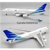 JC Wings 1/200 XX20126 Boeing 747-400 Garuda Indonesia Airlines PK-GSH
