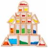 22 Pezzi Blocchi Sensoriali Sensoriale Blocchi Geometrici in Legno Educativo