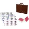 Set Di 160 Tessere Mahjong In Acrilico Cristallino Con Caratteri