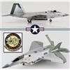 Hobby Master 1/72 HA2823 Lockheed F-22A Raptor USAF 422nd TES vernice a specchio