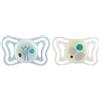 Chicco Succhietto PhysioForma Light 2-6M 2 pz in Silicone Extra Leggero - Lumi