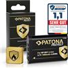 PATONA PROTECT Batteria per Sony NP-BX1 NPBX1 DSC-RX100, 1090mAh 3.6V