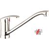 SCHÜTTE CELLINO 35490 Rubinetto da cucina a bassa pressione girevole a 360°, rubinetto da cucina con funzione anti-ritorno, miscelatore con miscelatore monocomando, rubinetto per lavello, cromato