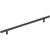 Amerock Tiranti per armadietti da centro a centro da 256 mm, nero opaco, BP40519MB