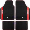 Sparco 03763BRS Set Tappeti, Rosso, Set di 4, per Autovettura