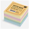 Interdruk Cubo Foglietti - 85 x 85 x 35 mm, ~350 Fogli Sciolti - Colori