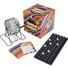 Talking Tables Kit di gioco Bingo classico Ospita la tua serata di gioco Contiene la macchina per ruote bingo in metallo Per adulti, bambini, divertimento in famiglia, dopo cena, Natale, regalo